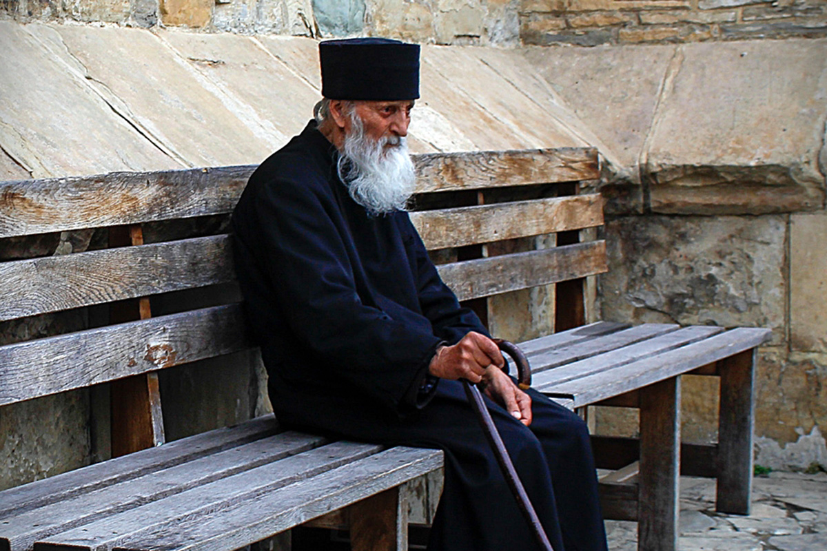 Monk at Neamt Monastery 