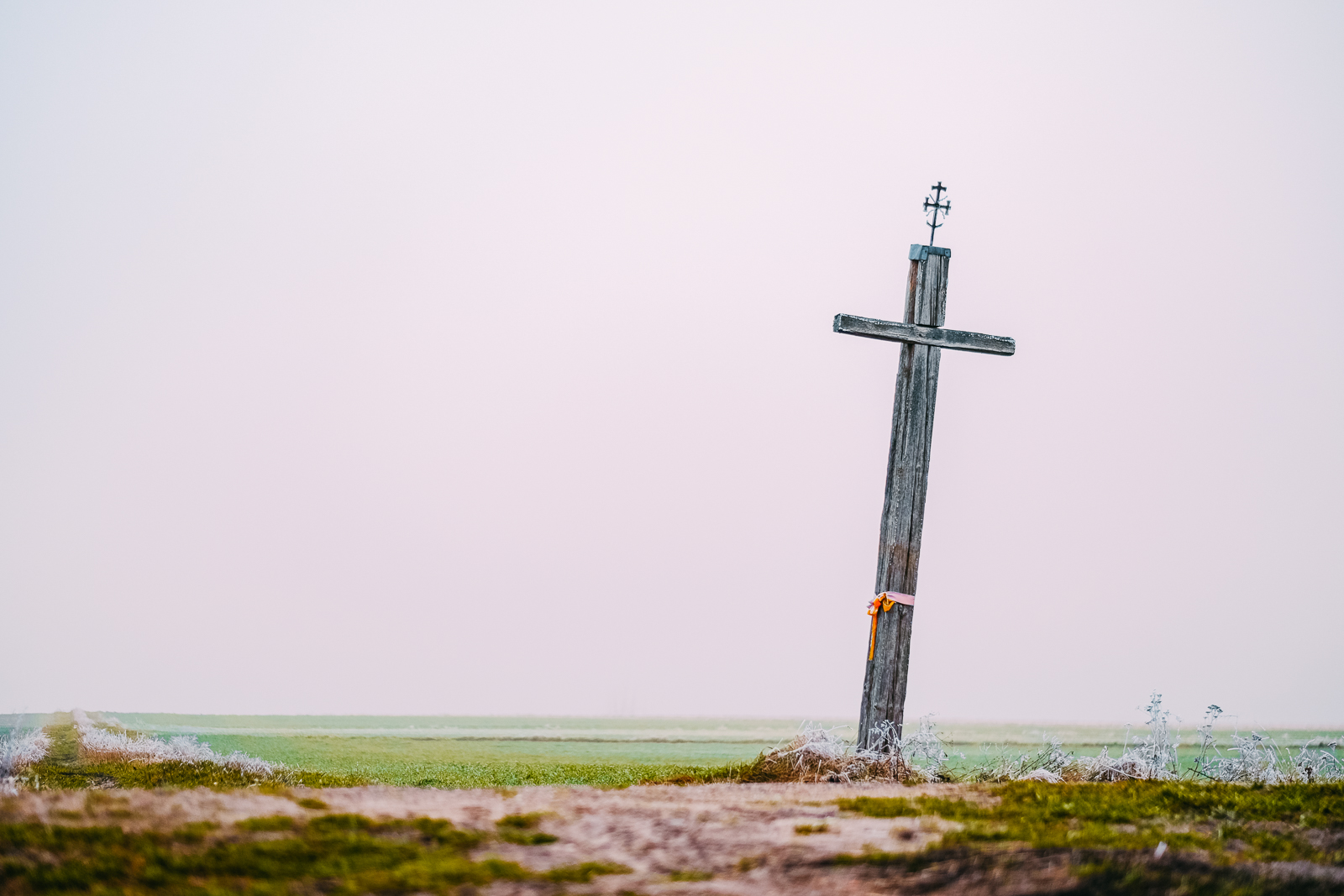 Krzyż graniczny między wsiami Dubicze Osoczne i Chytra