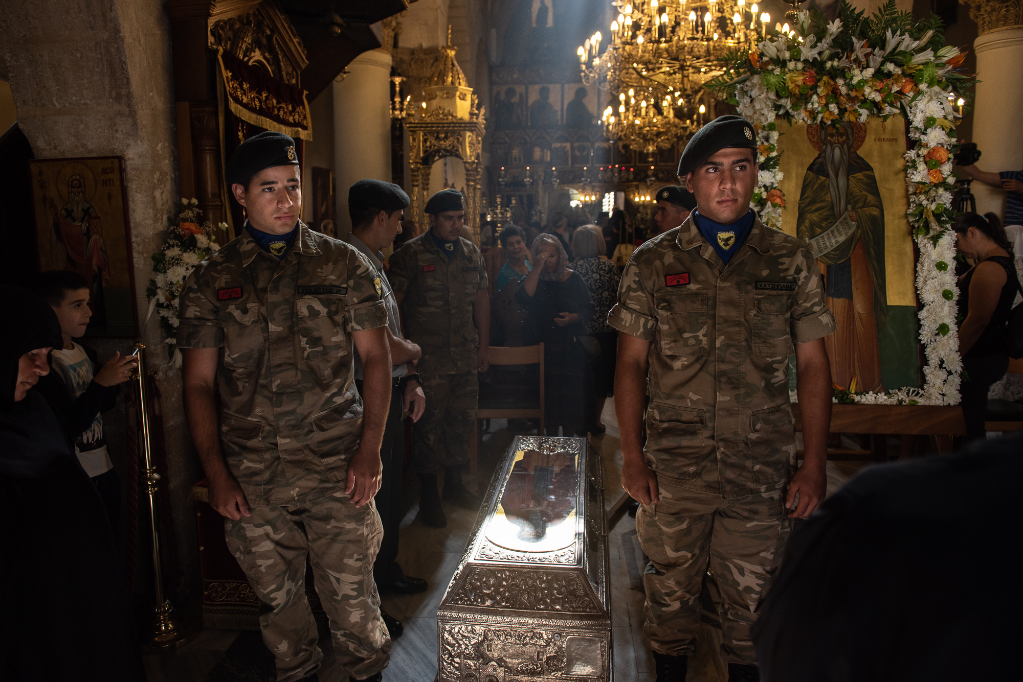 Feast at St Neophytos Monastery, near Paphos 
