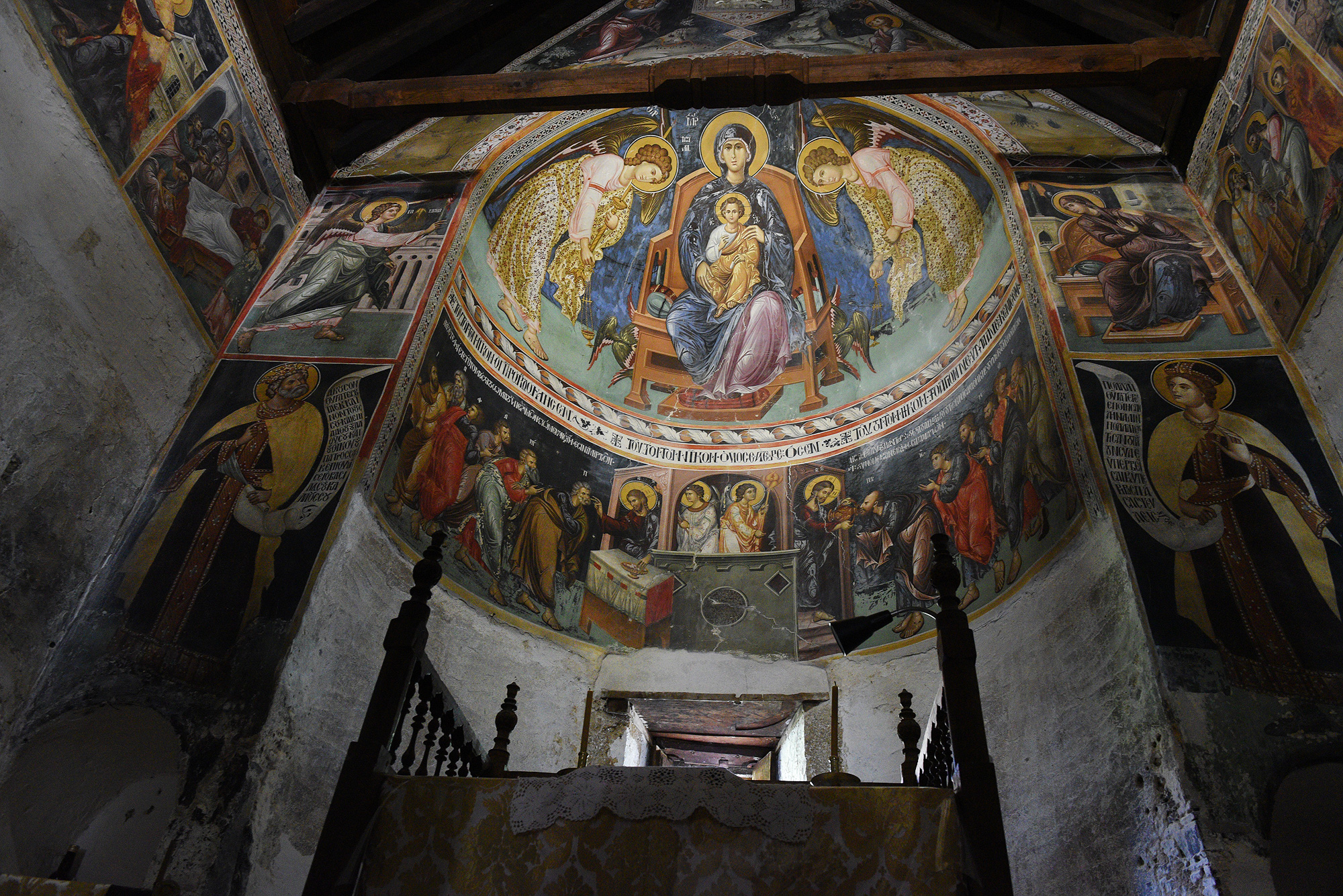 Inside Church of Panagia tis Podithou, Galata  