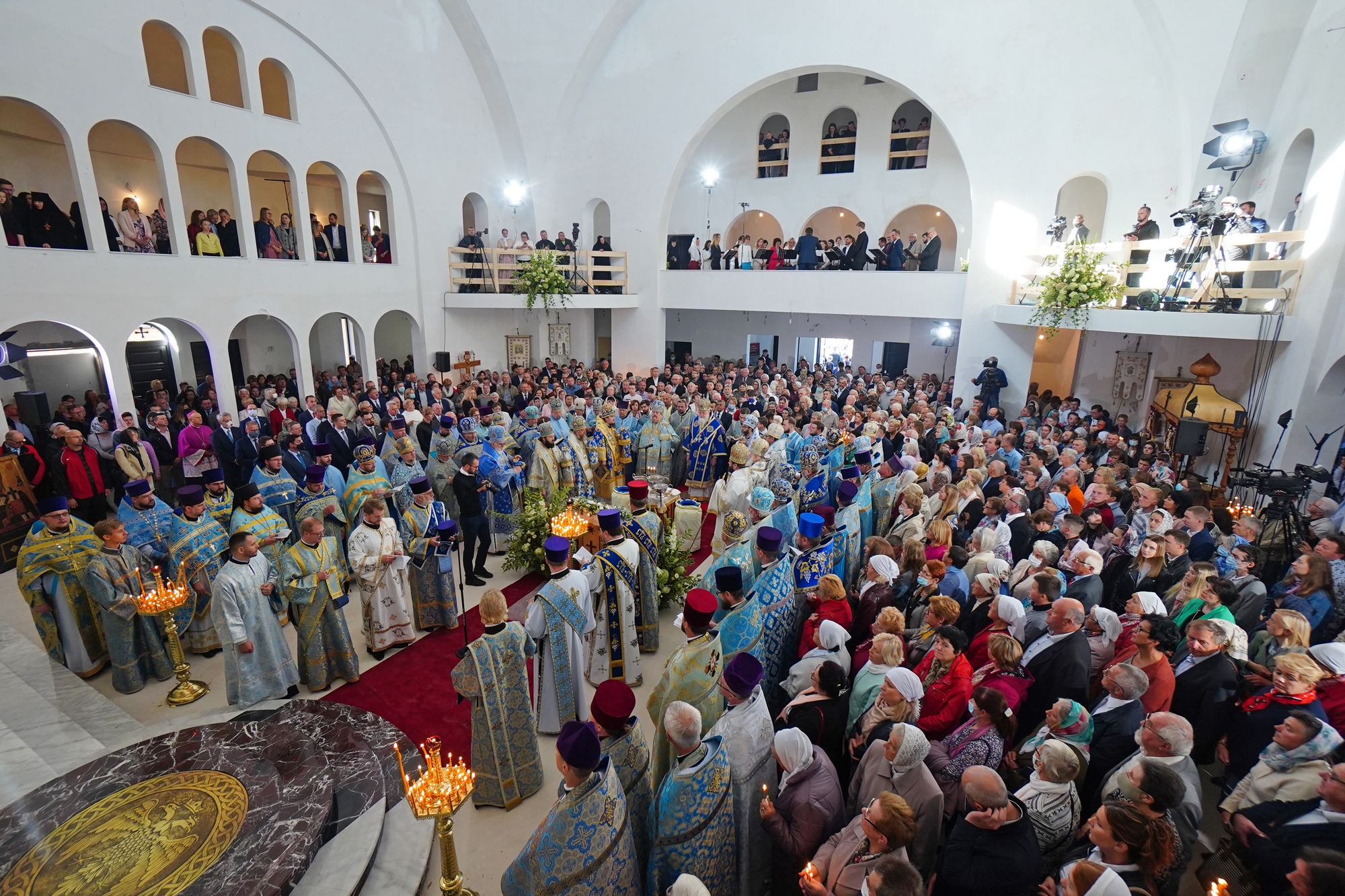 Hagia Sophia Orthodox church consecration, Warsaw