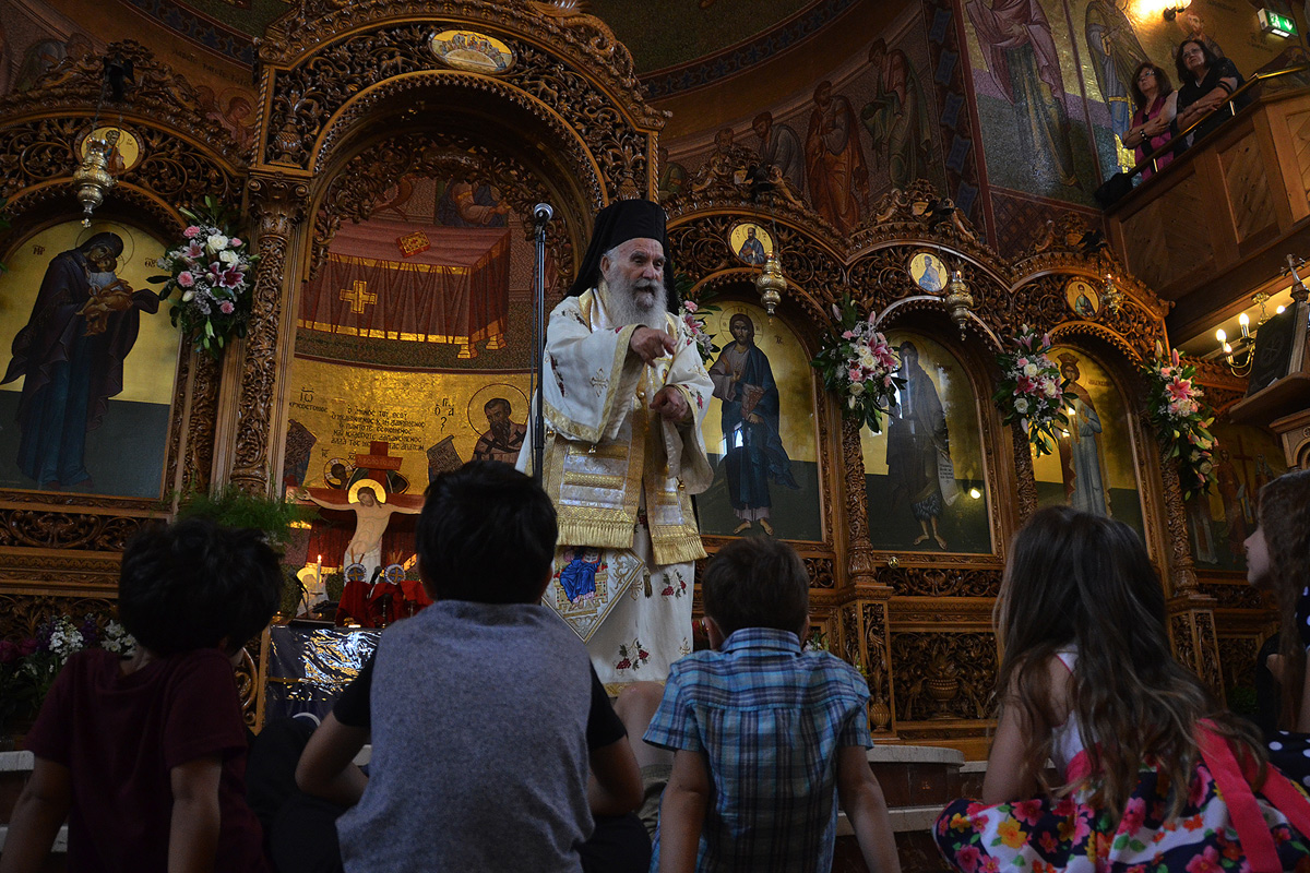 +Archbishop Gregorios of Thyateira and Great Britain