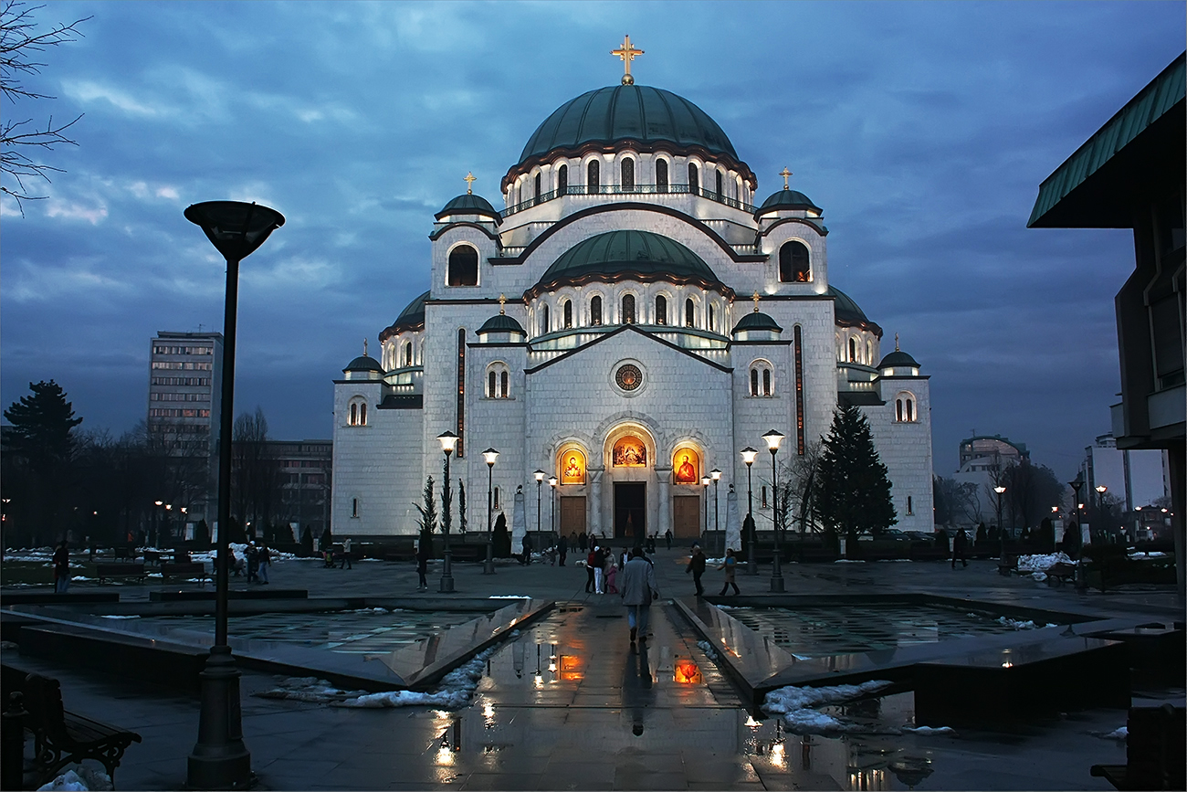 Saint Sava Cathedral in Belgrade 