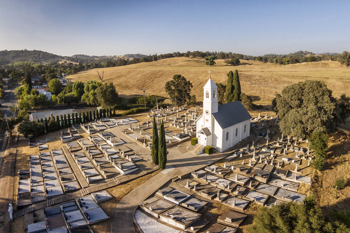  St. Sava Church and Cemetery, Jackson, Calif.    