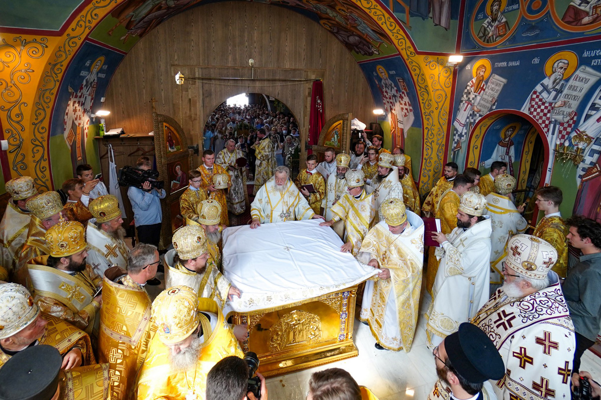 The consecration of Annunciation Cathedral of Supraśl Monastery  