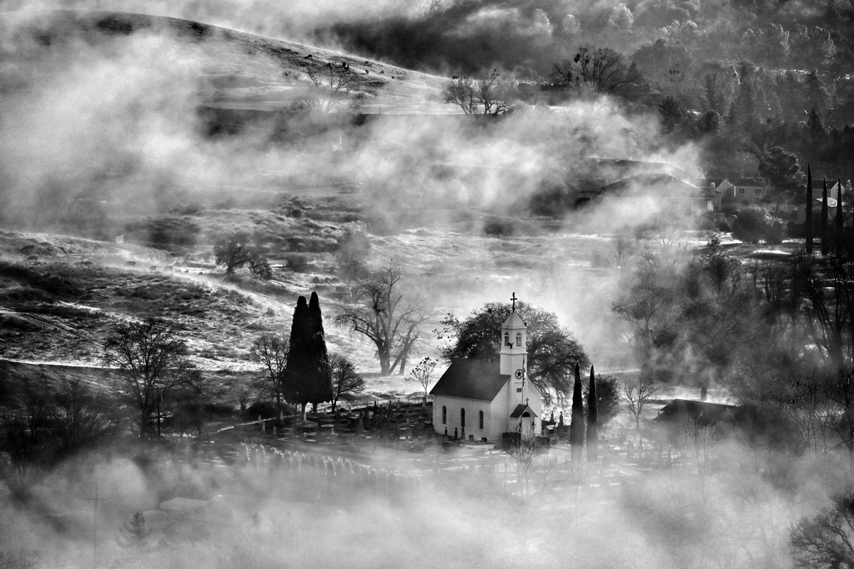  Foggy winter morning, St. Sava Jackson   