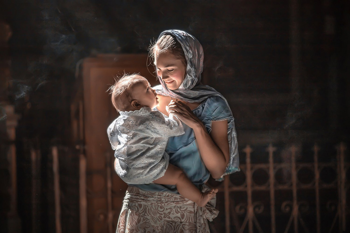 После крещения 