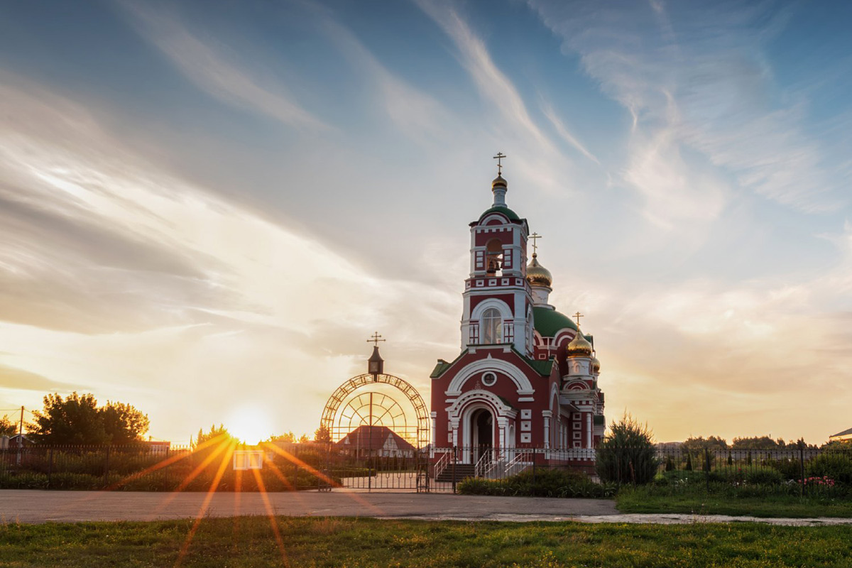  Михаило-Архангельский храм п. Сатинка 