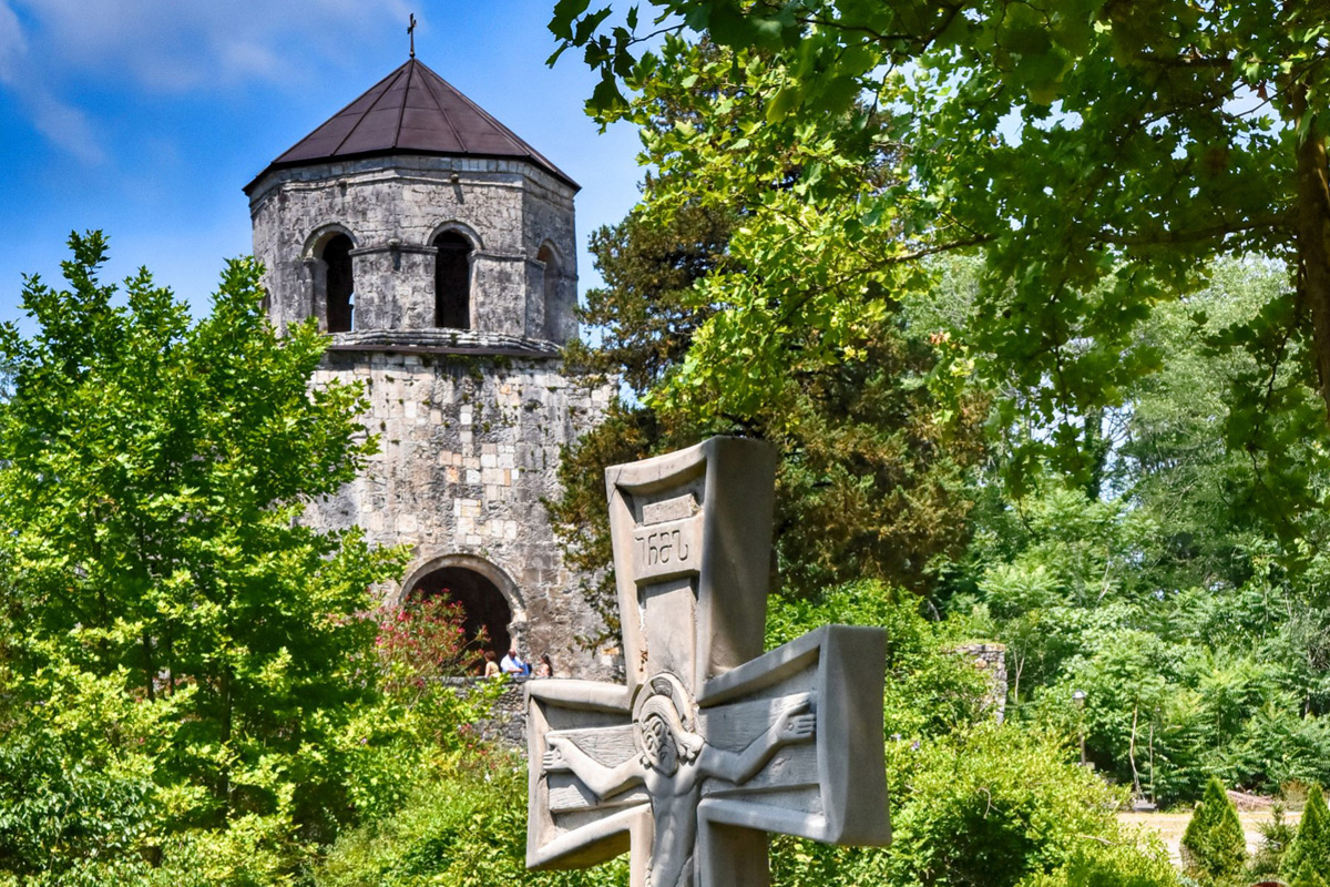 The Orthodox church in Khobi. Georgia.  