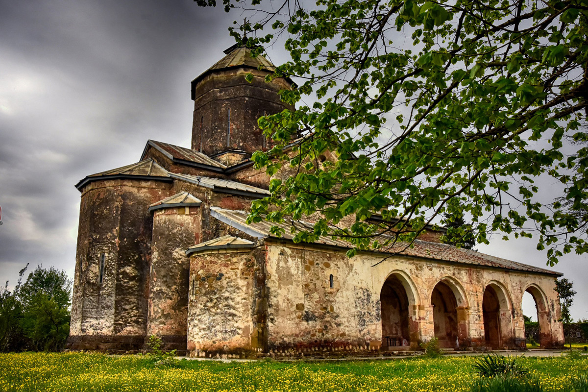 The Orthodox church in Tsalenjikha. Georgia. 