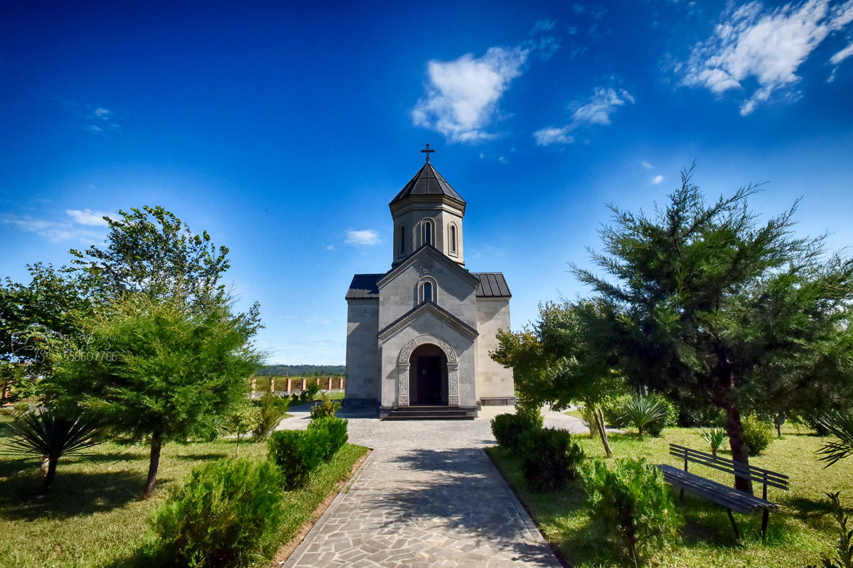 The Orthodox church in Zedaetseri. Zugdidi. Georgia 