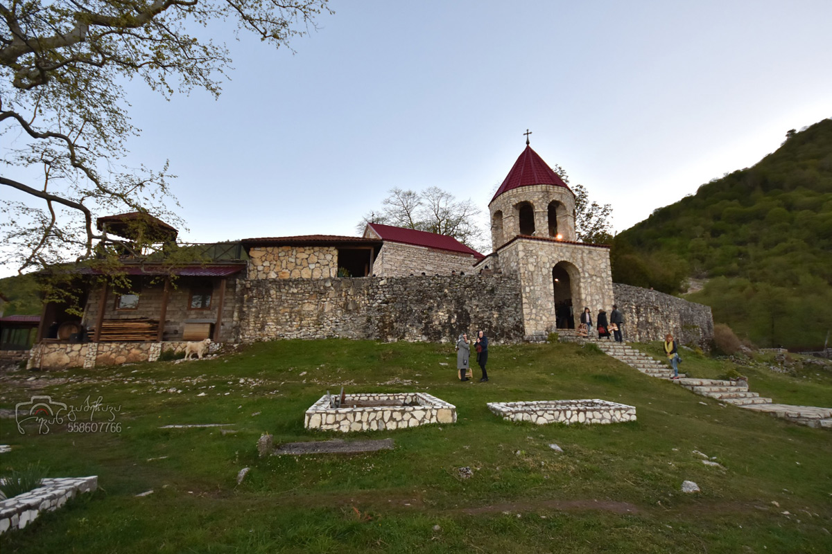 The Orthodox church in Tsachkhuru. Martvili. Georgia.   