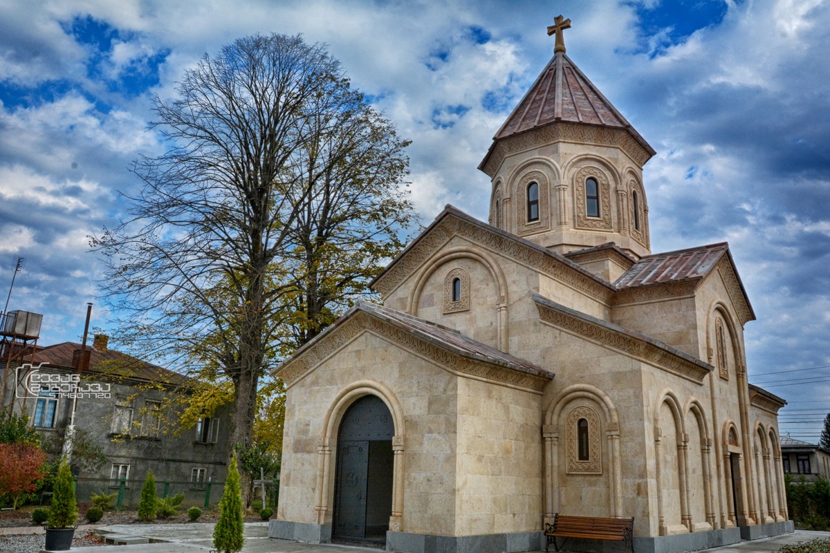 The Orthodox church in Zugdidi. Georgia.   
