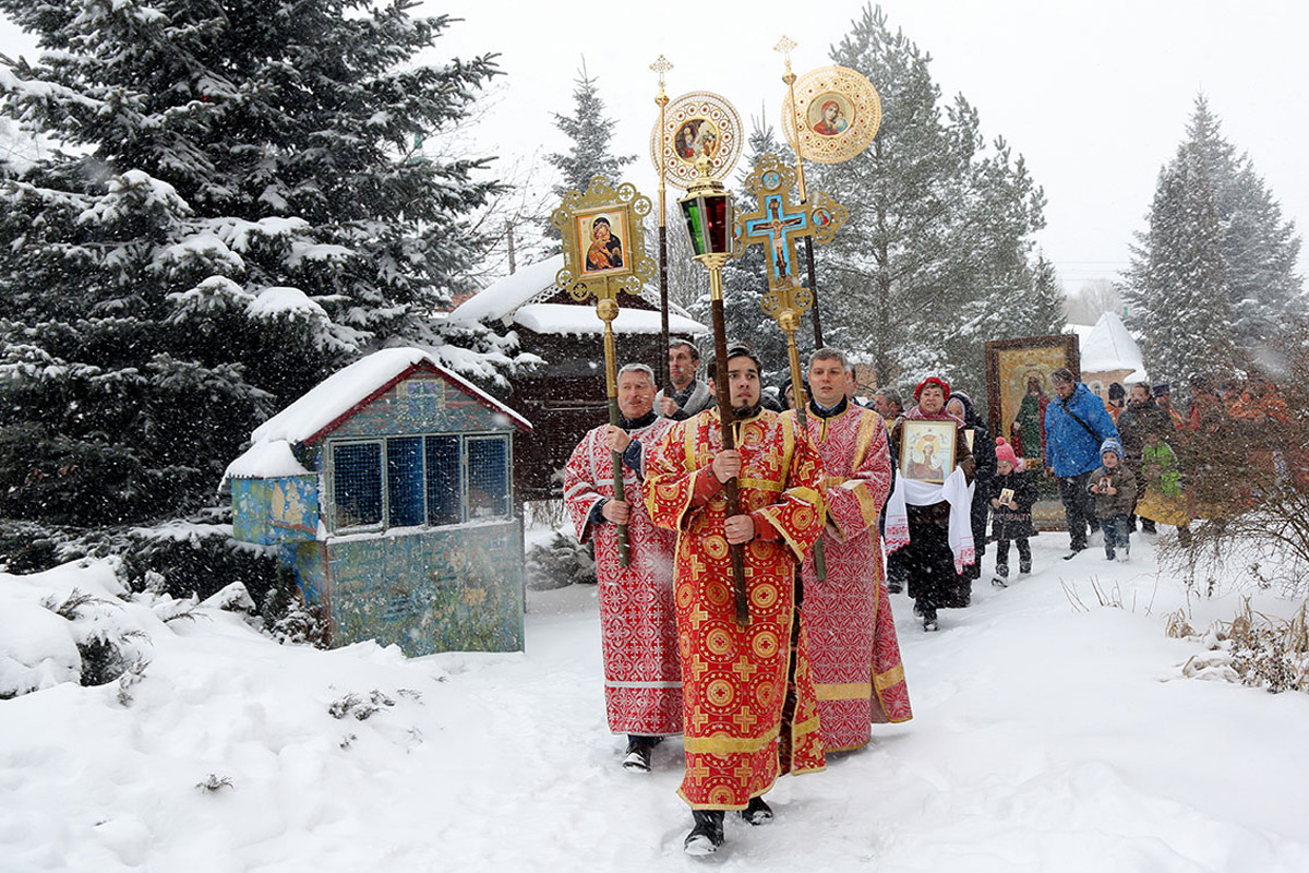 Крестный ход на св. вмчц. Екатерину 