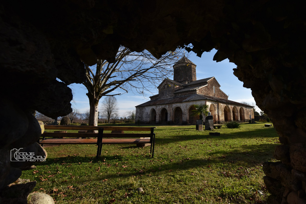 The Orthodox church in Tsalenjikha. Georgia.  
