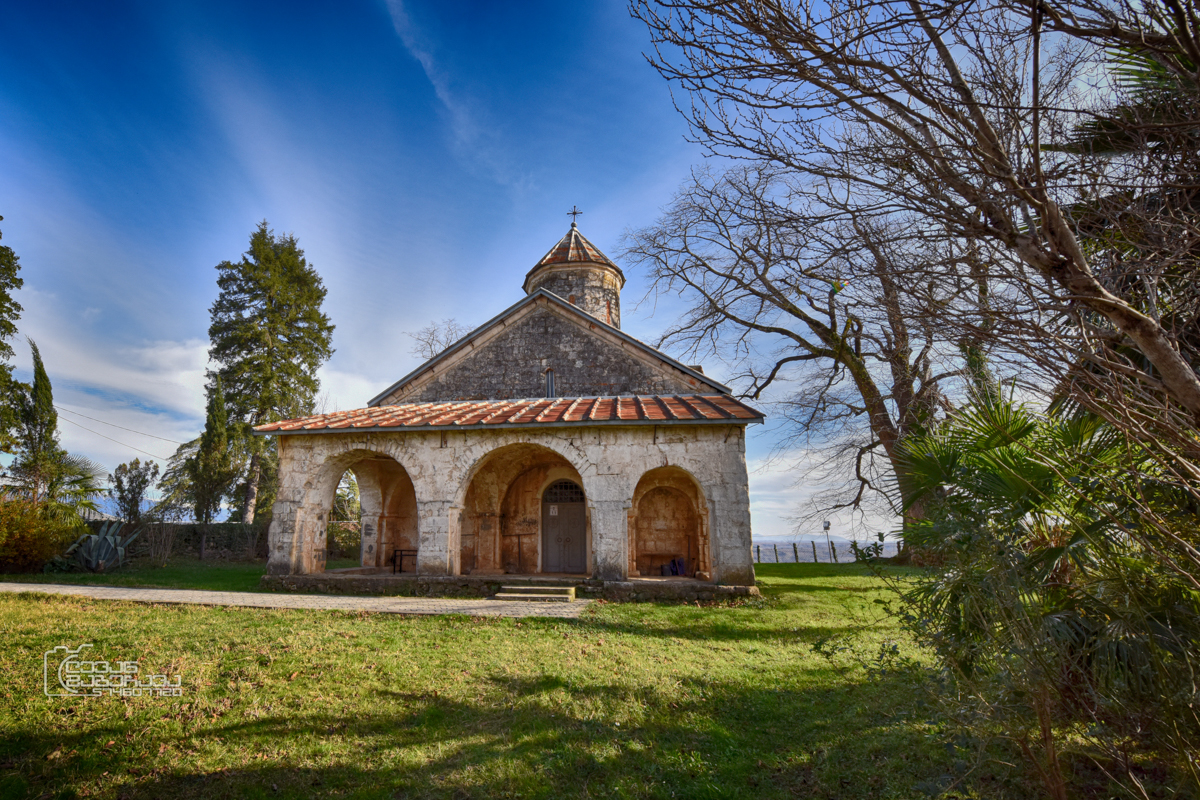 The Orthodox church in Tsalenjikha. Georgia