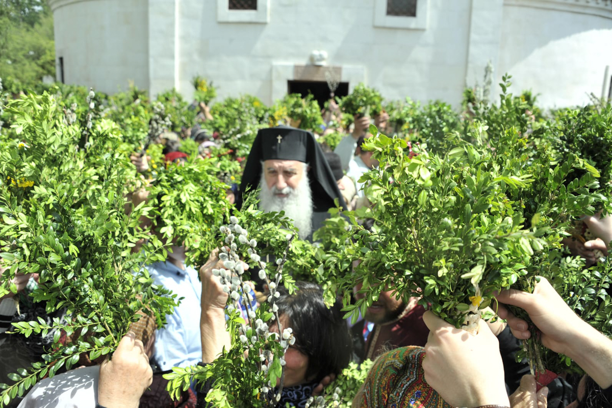 ბზობის დღესასწაული ზუგდიდისა და ცაიშის ეპარქიაში 