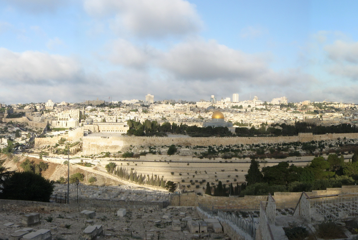 Jerusalem as seen from the Mount of Olives