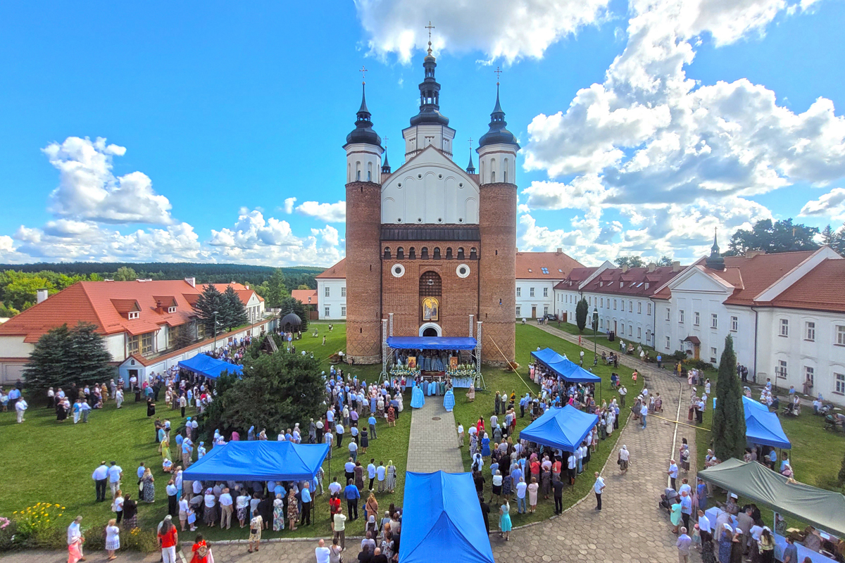 The fest of Supraśl Icon of the Mother of God Icon in Supraśl Monastery 