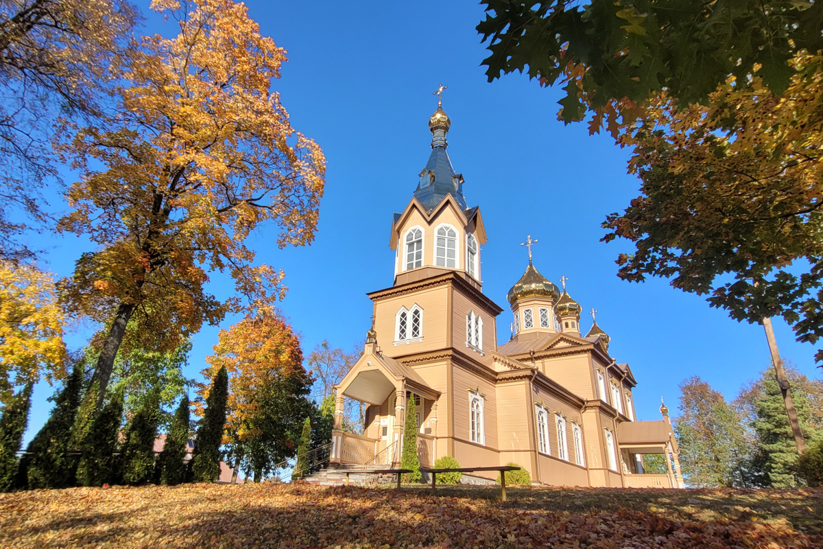 The Orthodox church in Michałowo 
