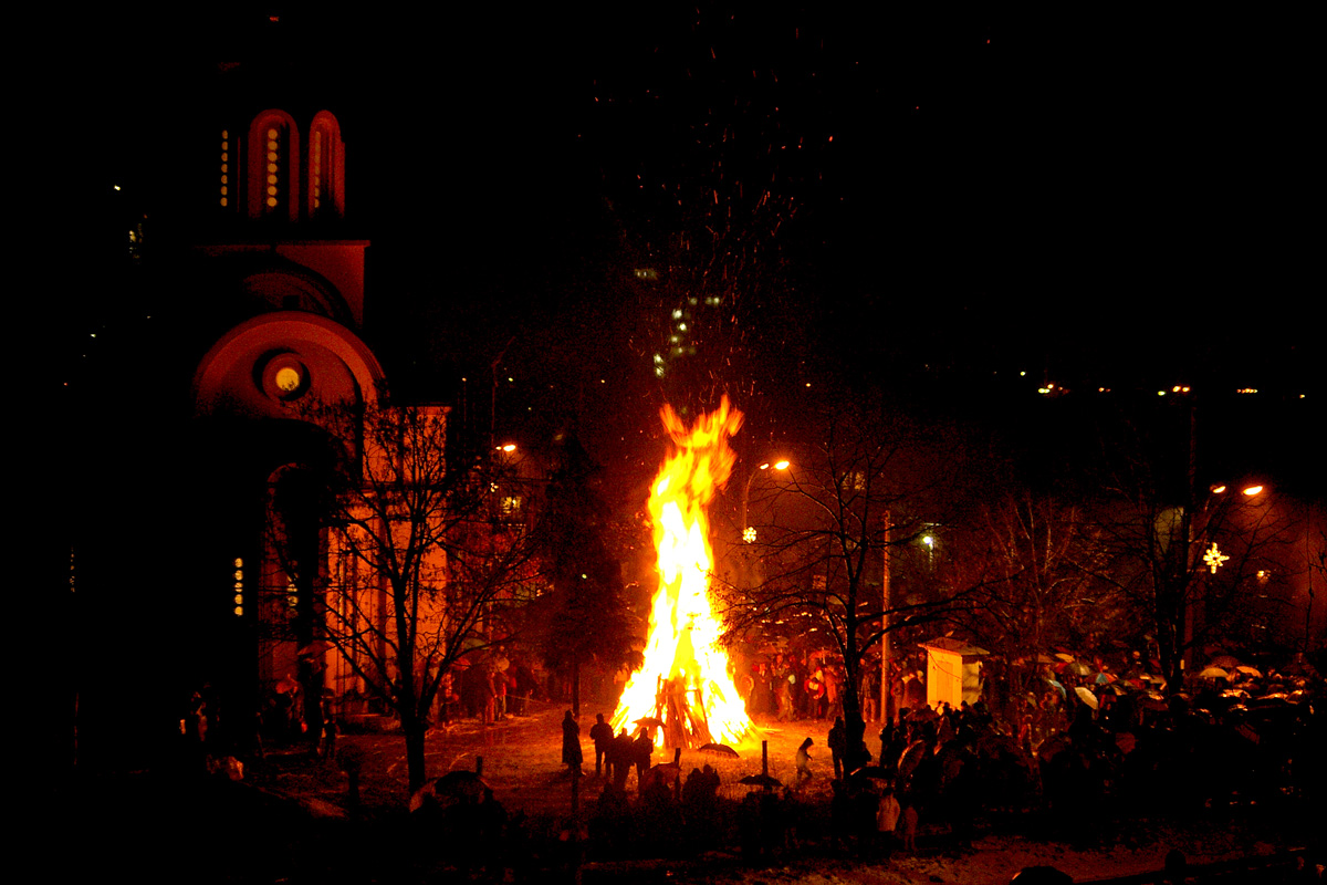 Бадње вече у Беочину  