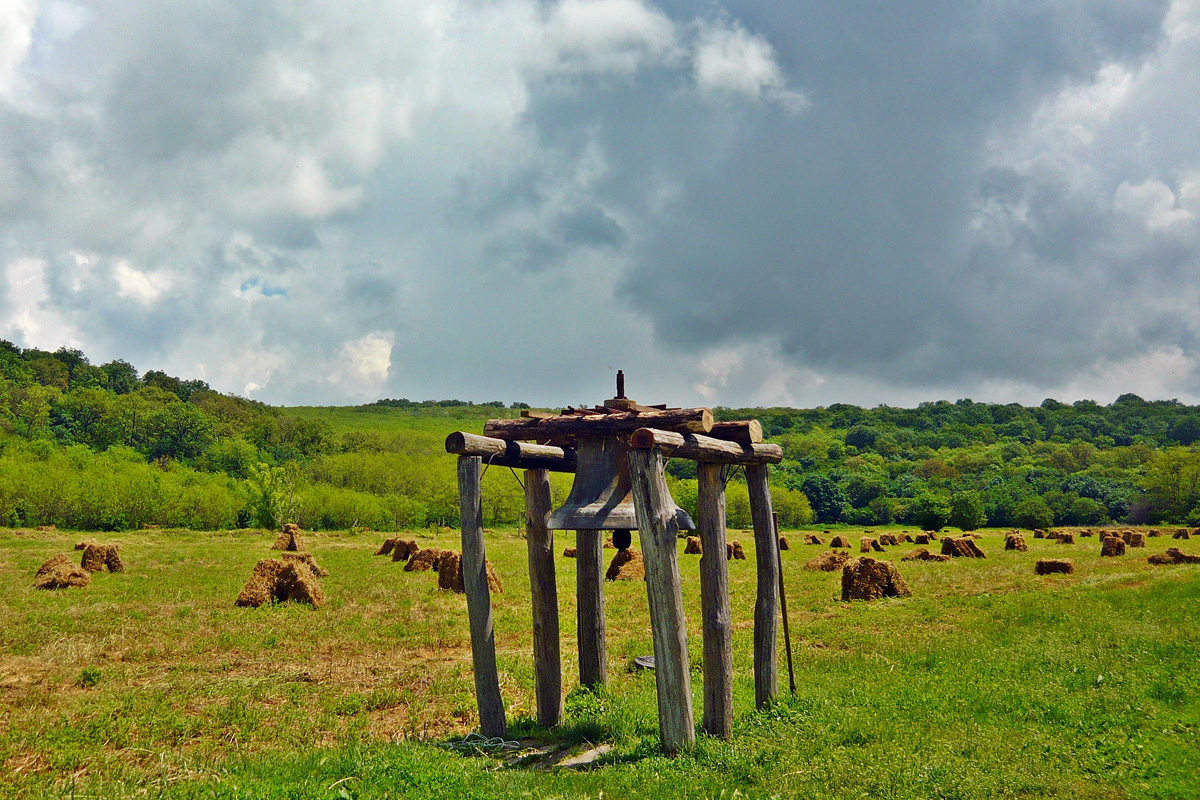 Bell at Saint Andrew's Cave Monastery in Dobrogea
