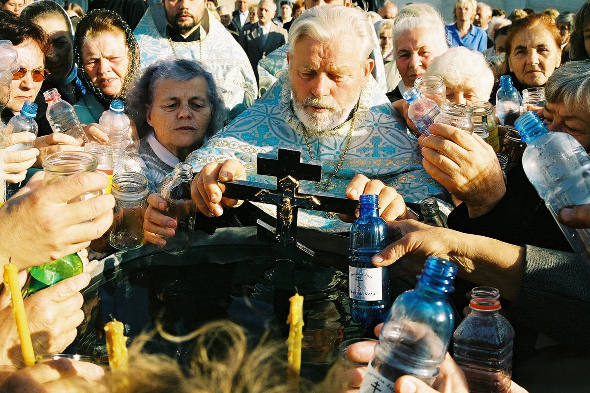 Blessing of the water...  