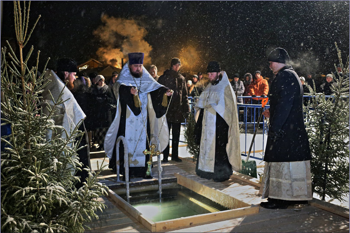 Крещенские морозы в Крещенскую ночь    